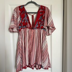 Free People Flowly, long blouse size small